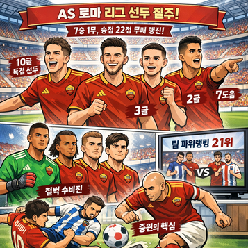 AS 로마, 세리에A리그 초반 선두